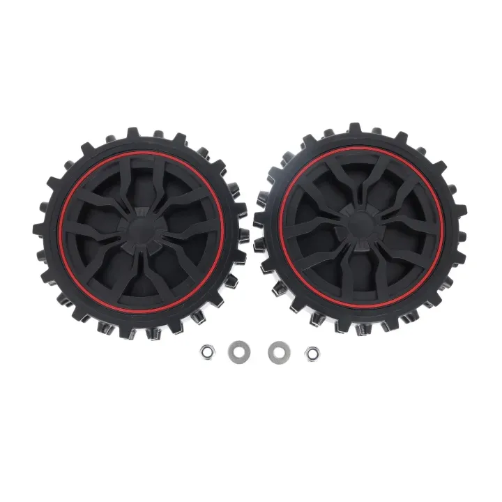 LOT DE DEUX ROUES AVANT POUR ROBOT DE TONTE PARKSIDE PERFORMANCE - REF: 92000236