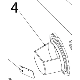 SUPPORT DE FILTRE A AIR POUR ASPIRATEUR A MAIN SANS FIL PARKSIDE - REF: 91106261DEM
