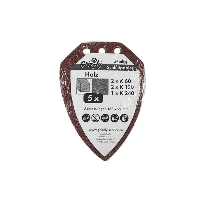 FEUILLES ABRASIVES POUR OUTIL MULTIFONCTION PARKSIDE PKGA 14.4 A1 / 16 A1 /20 Li A1 / B1 / C2 ET PHS 160 C4