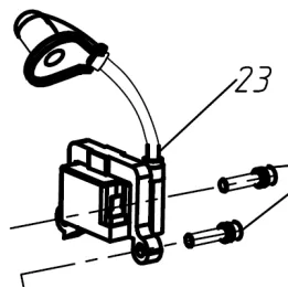BOBINE D'ALLUMAGE POUR DEBROUSSAILLEUSES PARKSIDE PERFORMANCE - REF: 91120905