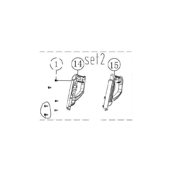 POIGNEE GAUCHE POUR FGH 750 A1/B2