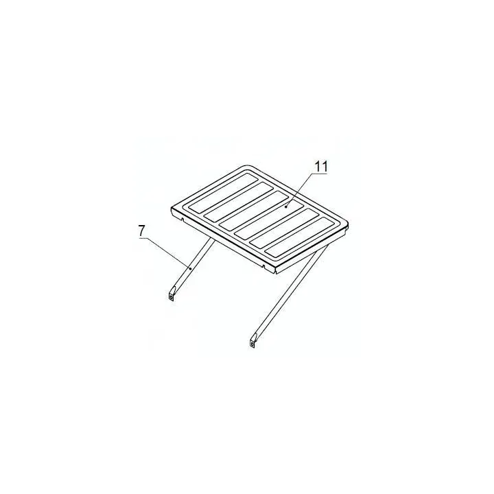 TABLE D EXTENSION ARRIERE POUR SCIE SUR TABLE