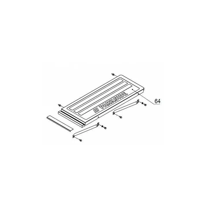TABLE D'EXTENSION DROITE POUR SCIE SUR TABLE