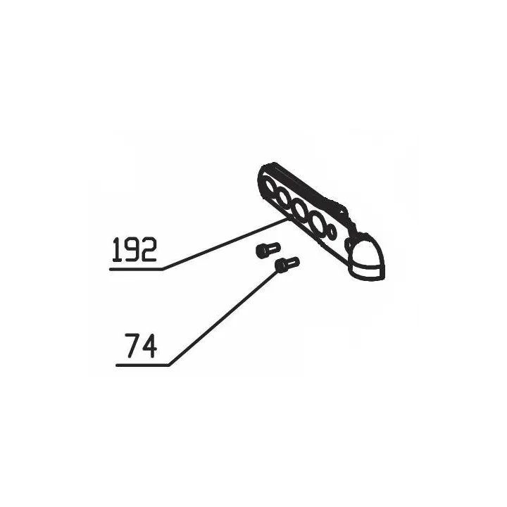 POIGNEE DE LAME AVEC VIS POUR FHL 900 E5