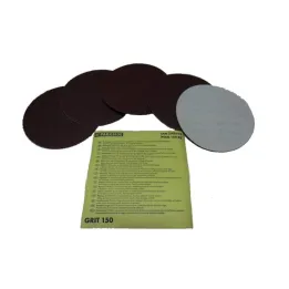 FEUILLES ABRASIVES + FEUILLES SUPPORTS  G150 (LOT DE 5) POUR PONCEUSE PTSG 140 B2