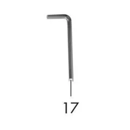 CLÉ ALLEN POUR  PONCEUSE PTSG 140 B2