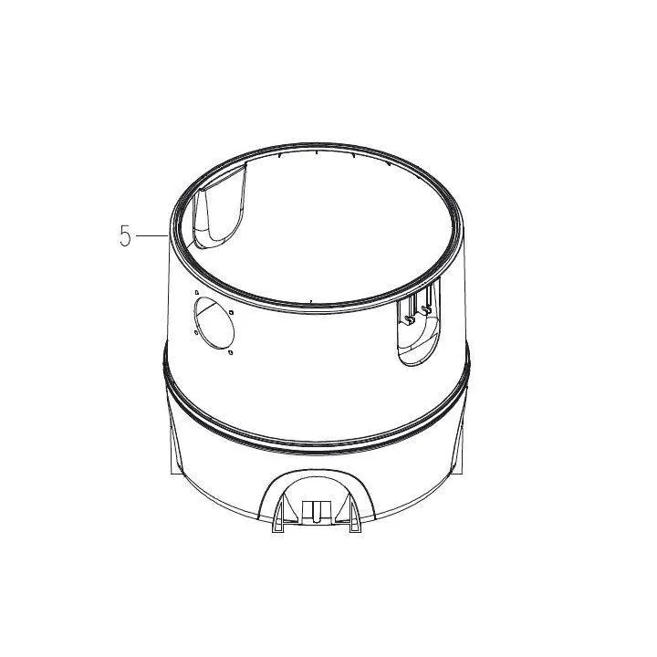 CUVE POUR ASPIRATEUR PARKSIDE PNTS 1300 D3
