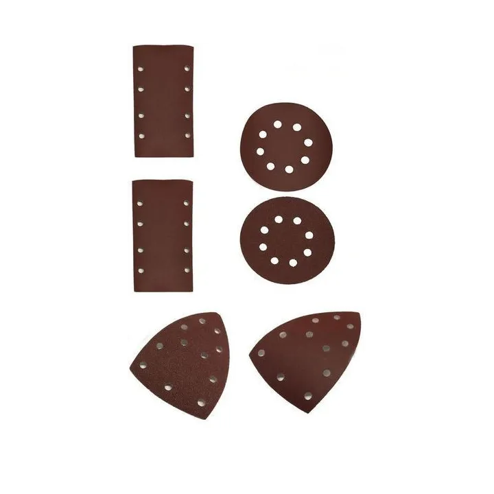 6 FEUILLES ABRASIVES  (grain P80/P240) POUR PONCEUSE 3 EN 1 PARKSIDE PMFS 200 B2 et PSS 250 B2
