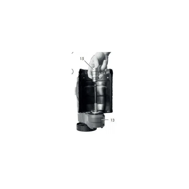 DISPOSITIF DE RECEPTION POUR BROSSE POUR JOINTS ELECTRIQUE PUB 500 A1
