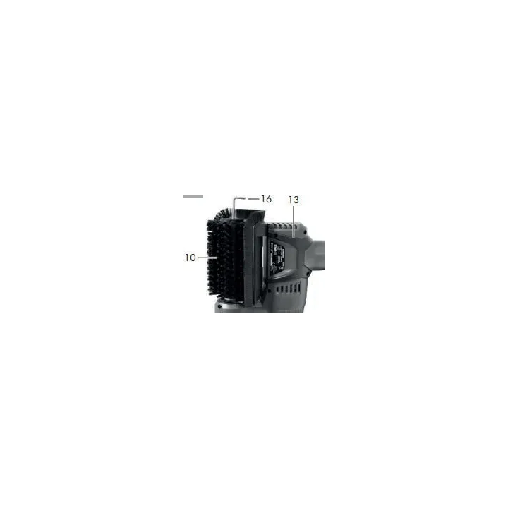 BROSSE EN PLASTIQUE POUR BROSSE POUR JOINTS ELECTRIQUE PUB 500 A1