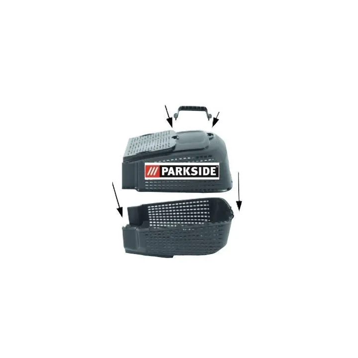 BAC DE RAMASSAGE + POIGNEE POUR TONDEUSE PARKSIDE PRM 1200 A1/B2 - PRM 1300 A1