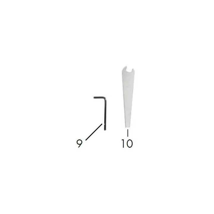 CLE ALLEN ET PLATE POUR RABOT SANS FIL PARKSIDE PHA 12 A1/B2 - REF: 91105333