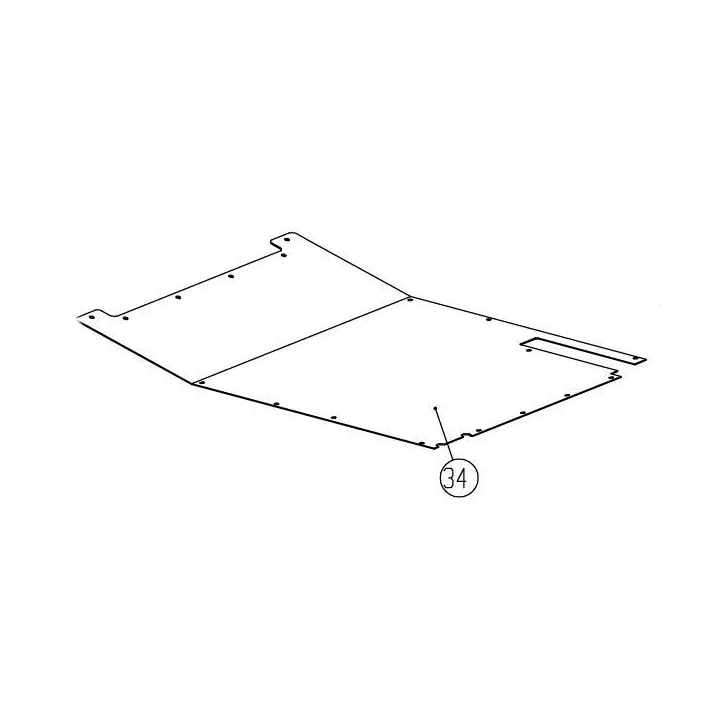 PLAQUE DE PROTECTION INFERIEURE POUR SOUFFLEUR PLKSB 1800 A1