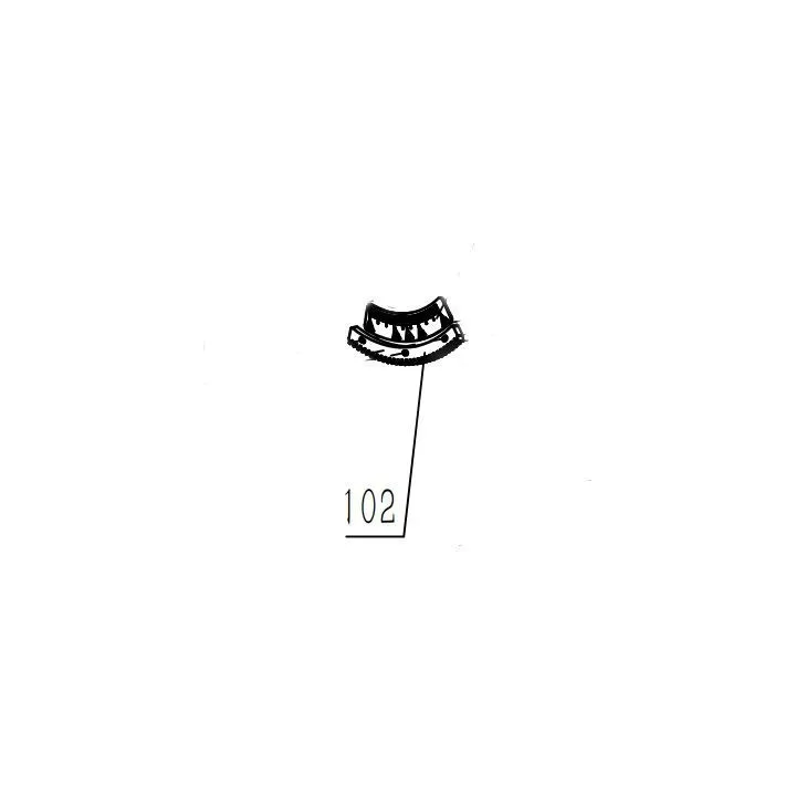 PIGNON DE REGLAGE DE LA HAUTEUR POUR SCIE SUR TABLE PARKSIDE PTKS 2000 - REF: 91106124
