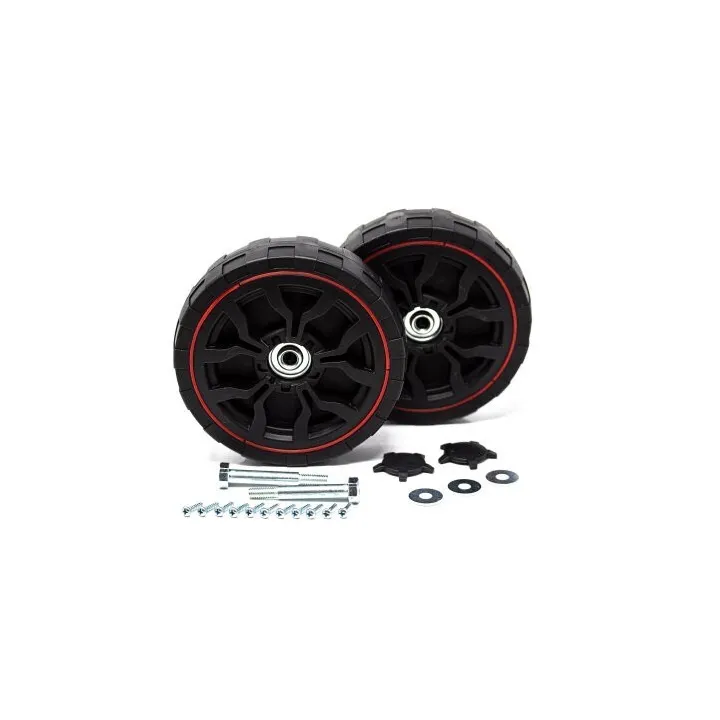 JEU DE ROUES (x2) POUR TONDEUSE PARKSIDE PBM 132 A1 - REF: 91106019