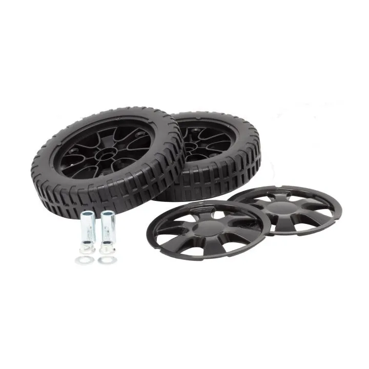 LOT DE DEUX ROUES POUR BROYEURS DE VEGETAUX DELTAFOX - REF: 91105558