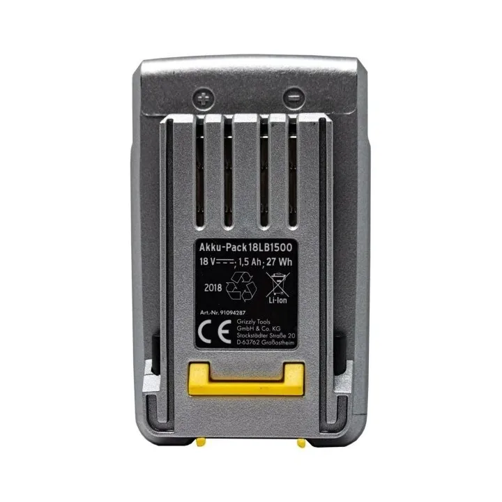 Batterie 18LB1500 18V 1.5Ah 27Wh pour coupe bordure sans fil MAX BAHR RTA 18 Li - REF: 91094287