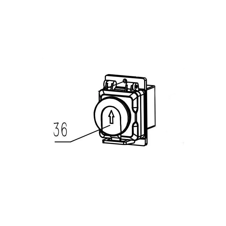 INTERRUPTEUR POUR PERCEUSE A COLONNE PARKSIDE PTBM 400 A1 - REF: 91103344