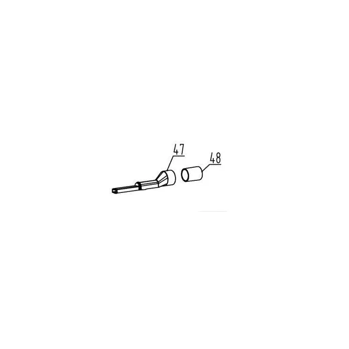 ADAPTATEUR D'ASPIRATION AVEC REDUCTEUR POUR SCIE SAUTEUSE PARKSIDE - REF: 91105855