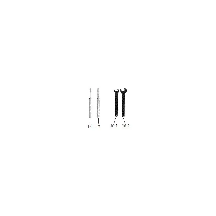 KIT D'OUTILS POUR TOUR A BOIS PARKSIDE PDM 600 C3 - REF: 91110027