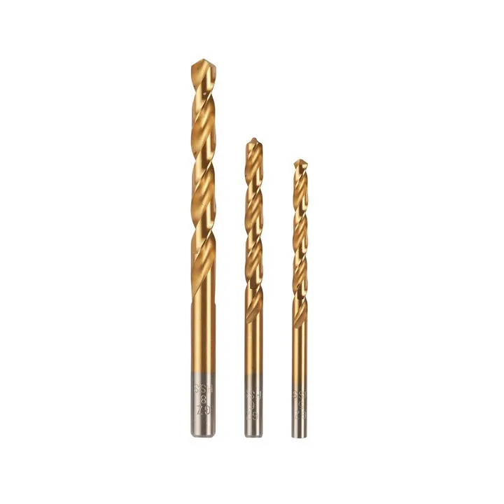 LOT FORETS HSS 86x5mm / 93x6mm / 117x8mm POUR MARTEAU PERFORATEUR PABH 20 Li D4 - REF: 91110392