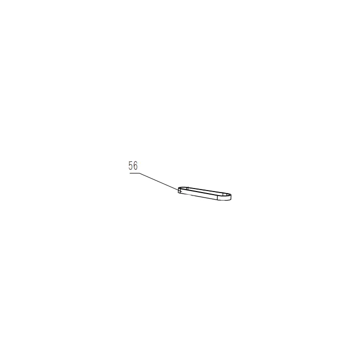 COURROIE DE DISTRIBUTION POUR PONCEUSE A BROCHE OSCILLANTE PARKSIDE PSSO 500 A1 - REF: 91110221