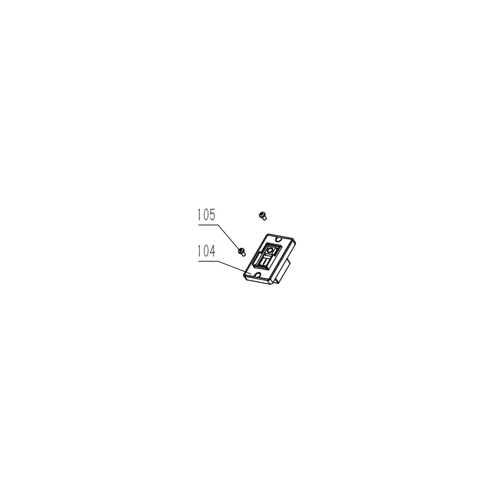 BOUTON ON/OFF POUR PONCEUSE A BROCHE OSCILLANTE PARKSIDE PSSO 500 A1 - REF: 91110226
