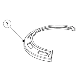 PROTECTION DE BORD POUR PONCEUSE PARKSIDE PPEXS 750 A1 - REF: 91110620