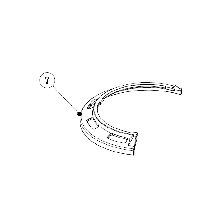 PROTECTION DE BORD POUR PONCEUSE PARKSIDE PPEXS 750 A1 - REF: 91110620