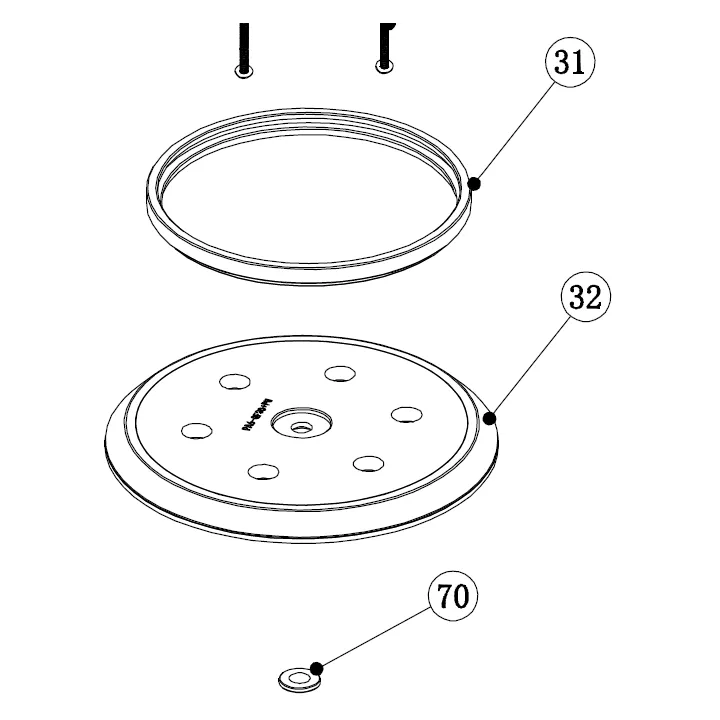 ENSEMBLE PLAQUE DE PONCAGE POUR PONCEUSE PARKSIDE PPEXS 750 A1 - REF: 91110621