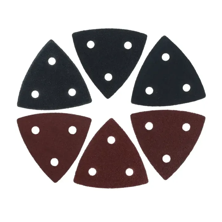 6x FEUILLES ABRASIVES (BOIS + METAL CHACUNE K60/K80/K120) POUR OUTIL MULTIFONCTION PARKSIDE PAMFW 20 Li C3 - REF: 91110384