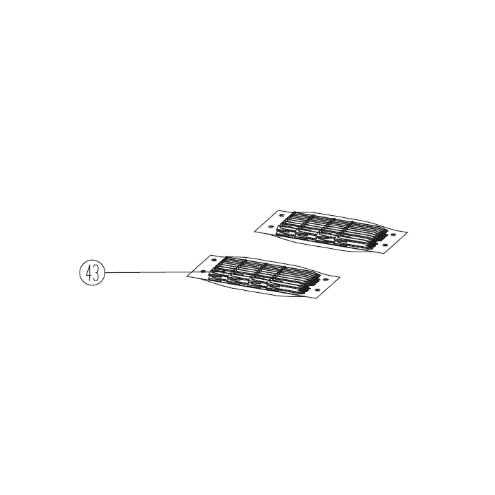 CLOUS DE FIXATION POUR CÂBLES PERIPHERIQUES 350pcs POUR ROBOTS TONDEUSE PARKSIDE - REF: 92000065