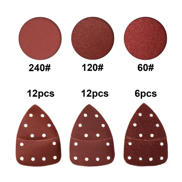 SET DE 30 FEUILLES ABRASIVES BOIS POUR PHS 160 E5 - REF: 30211089
