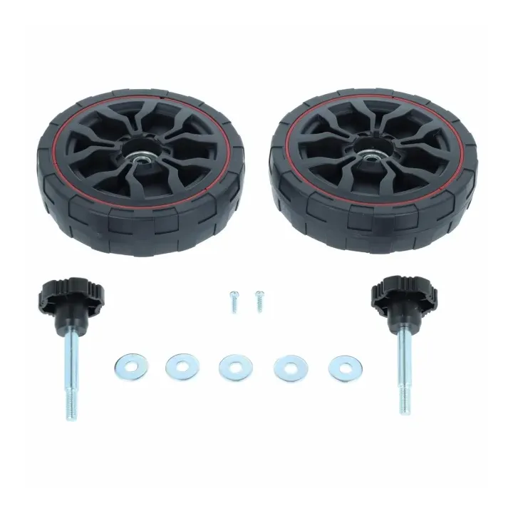 JEUX DE ROUES GAUCHE (x2) POUR TONDEUSE PARKSIDE PBM 132 A1/B1 - REF: 91106178