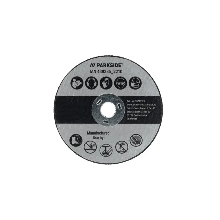 DISQUE A TRONCONNER POUR MEULEUSE D'ANGLE SANS FIL PARKSIDE PWSAM 20 Li A1 - REF: 30211128