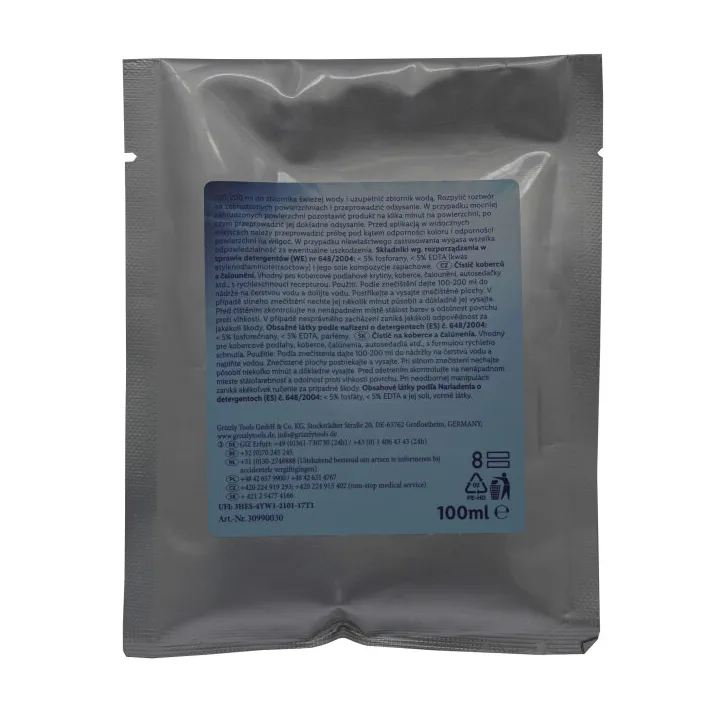 NETTOYANT TAPIS ET MEUBLES REMBOURRES (100ml) POUR ASPIRATEUR INJECTEUR/EXTRACTEUR PARKSIDE PWS 20 B2/C2 - REF: 30990030
