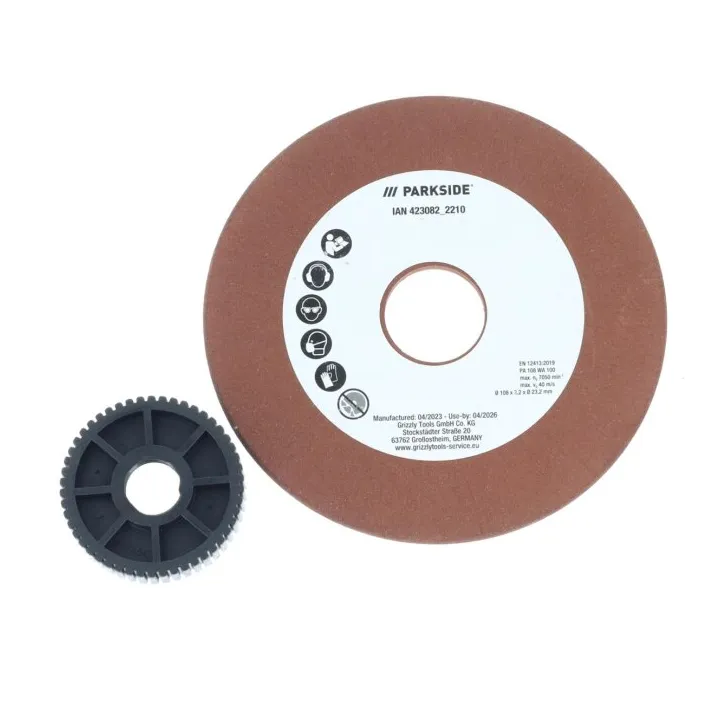 MEULE AVEC ECROU DE SERRAGE POUR AFFUTEUSES SANS FIL PARKSIDE - REF: 91110357