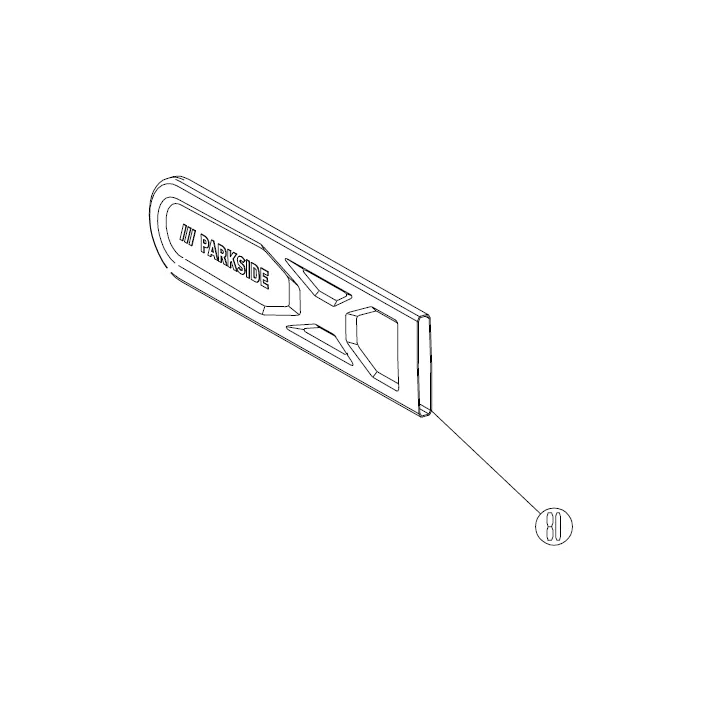FOURREAU PROTECTION CHAINE POUR TRONCONNEUSES PARKSIDE - REF: 91120314