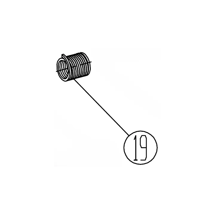 RESSORT HELICOÏDAL POUR TRONCONNEUSES PARKSIDE - REF: 91120305