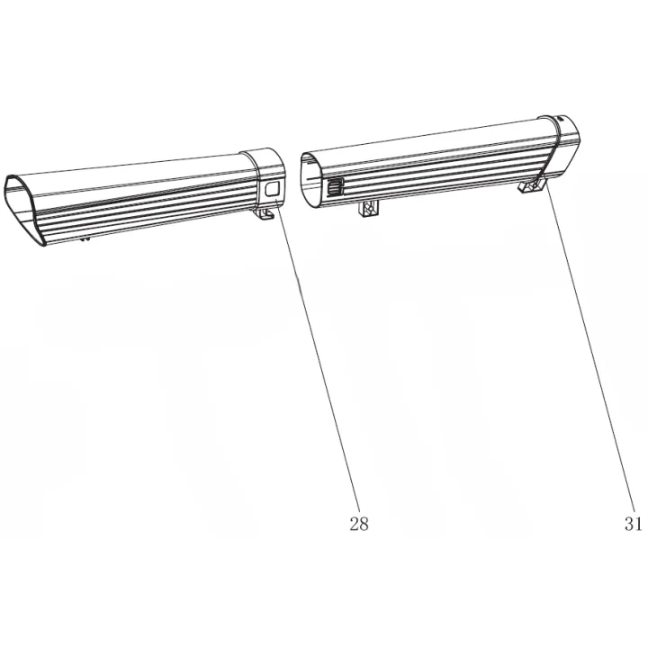 TUBE D'ASPIRATION POUR ASPIRATEURS / SOUFFLEURS DE FEUILLES PARKSIDE - REF: 91120318