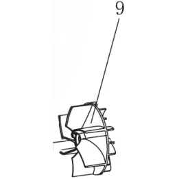 TURBINE POUR ASPIRATEURS / SOUFFLEURS DE FEUILLES PARKSIDE - REF: 91120316