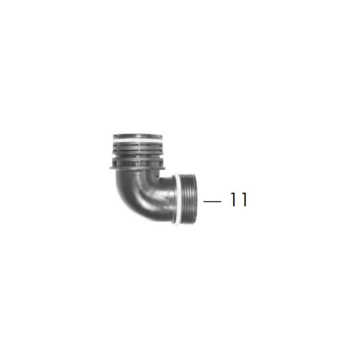 RACCORD DE TUYAU COUDE POUR POMPES PARKSIDE PERFORMANCE - REF: 91110065