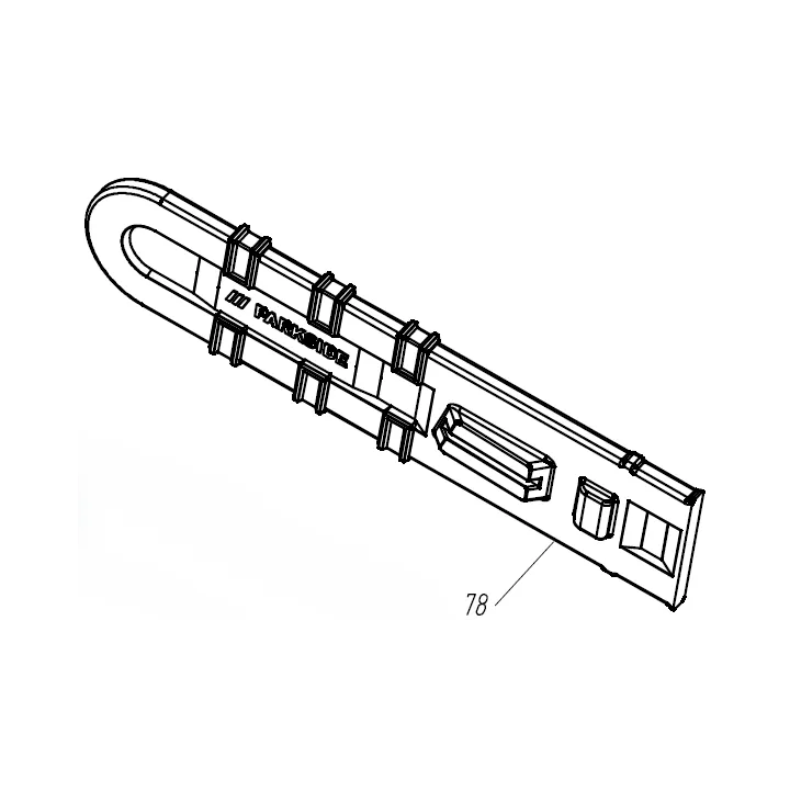 PROTEGE-GUIDE POUR TRONCONNEUSE THERMIQUE PARKSIDE PBKS 53 - REF: 91110133
